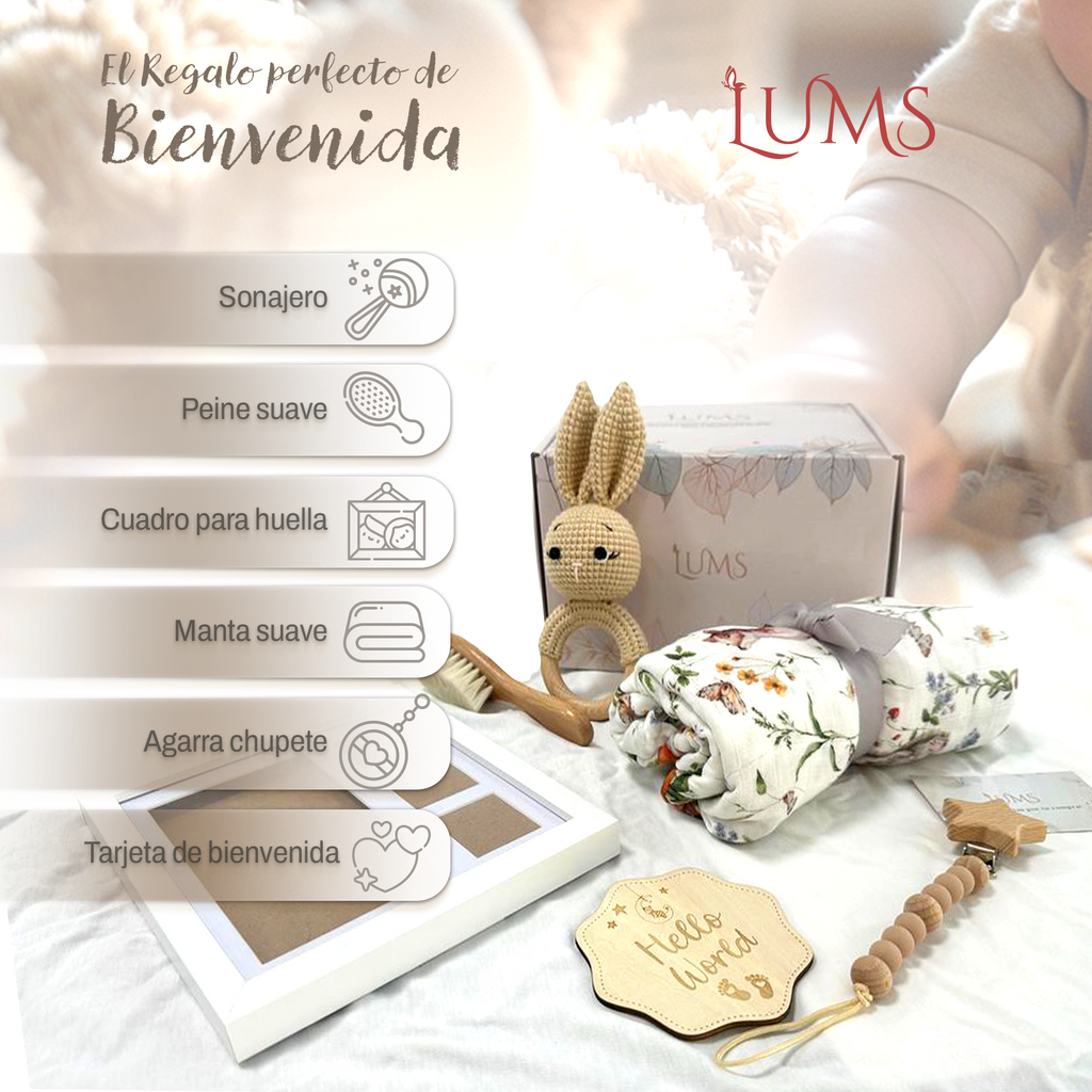 Canastilla para Bebés Recien Nacidos 6 Productos