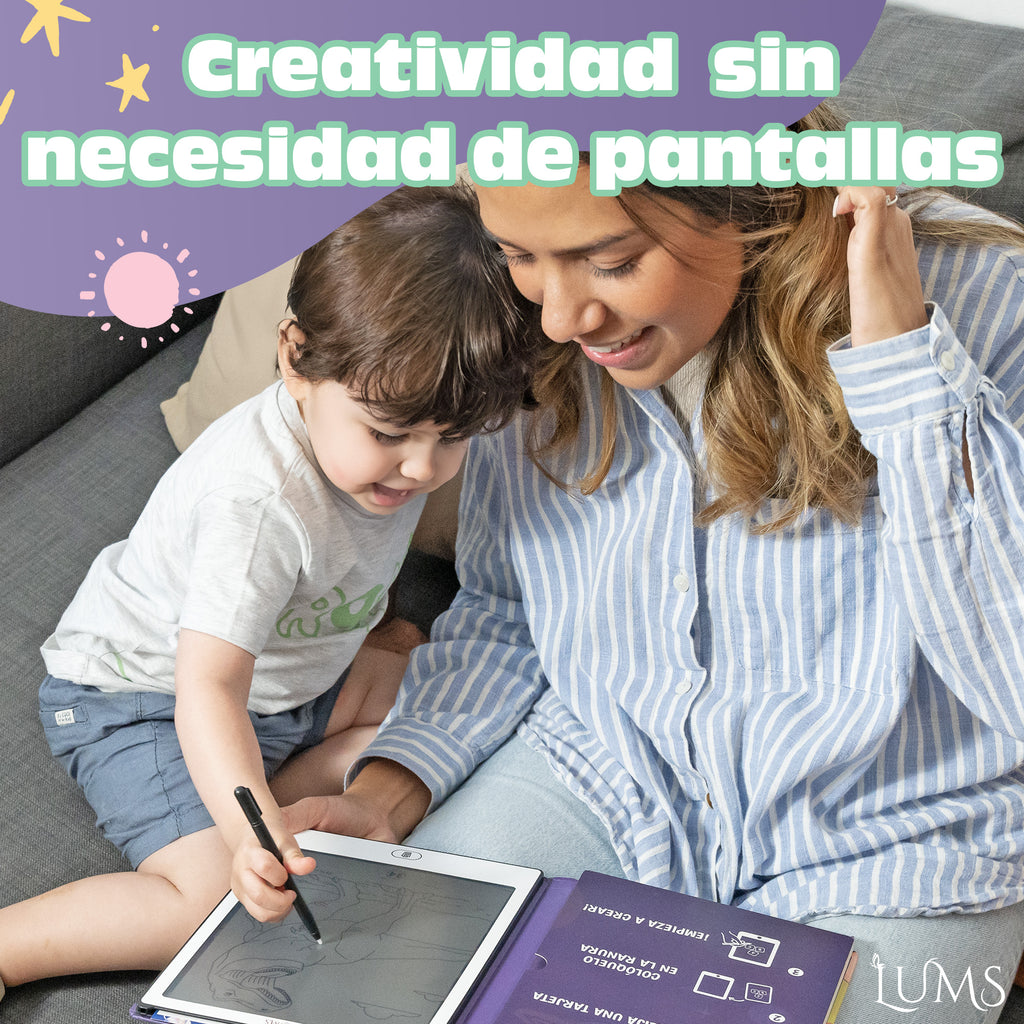 Pizarra Magica Infantil 11 Pulgadas 40 Tarjetas Incluídas